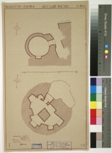 Husiatyn, zamek, baszta, rzut