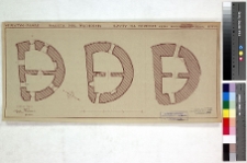 Husiatyn, zamek, baszta, rzut