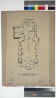 Komarno, kości&oacute;ł Narodzenia NMP, rzut