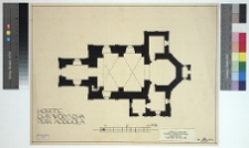 Korzec, kości&oacute;ł św. Antoniego, rzut