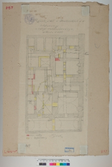 Lw&oacute;w, kamienica, Rynek 45, rzut