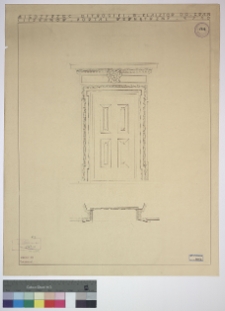 Międzyrzec ostrogski, cerkiew i monastyr św. Tr&oacute;jcy (d. klasztor franciszkan&oacute;w), portal