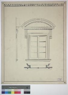 Międzyrzec ostrogski, cerkiew i monastyr św. Tr&oacute;jcy (d. klasztor franciszkan&oacute;w), okno