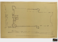 Stary Oleksiniec, zamek, rzut