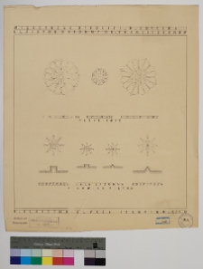 Międzyrzec ostrogski, cerkiew i monastyr św. Tr&oacute;jcy (d. klasztor franciszkan&oacute;w), detale sklepienia: widoki i przekroje
