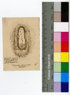 Herburt, zamek Herburt&oacute;w, plan sytuacyjny