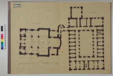 Lubiesz&oacute;w, kości&oacute;ł św. Jana Ewangelisty i d. klasztor pijar&oacute;w, rzut