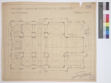 Lubiesz&oacute;w, kości&oacute;ł św. Jana Ewangelisty, rzut