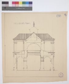 Lubiesz&oacute;w, kości&oacute;ł św. Jana Ewangelisty, przekr&oacute;j