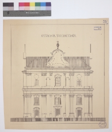 Lubiesz&oacute;w, kości&oacute;ł św. Jana Ewangelisty, fasada