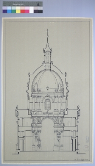 Lw&oacute;w, d. kości&oacute;ł dominikan&oacute;w p.w. Bożego Ciała, przekr&oacute;j