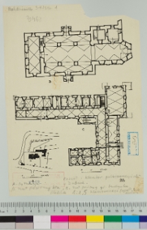 Dubno, d. kości&oacute;ł bernardyn&oacute;w p.w. Niepokalanego Poczęcia NMP i klasztor (ob. sob&oacute;r św. Mikołaja), plan sytuacyjny