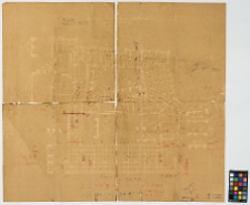 Podkamień, klasztor dominikan&oacute;w, rzut więźby dachowej