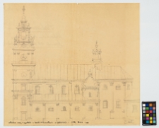 Podkamień, d. kości&oacute;ł, elewacja pd.