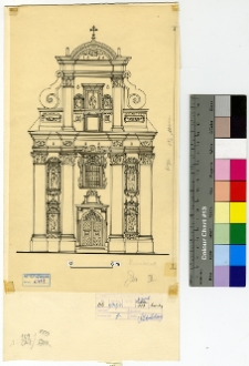 Komarno, kości&oacute;ł Narodzenia NMP, fasada