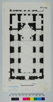Lw&oacute;w, kości&oacute;ł karmelit&oacute;w bosych p.w. Michała Archanioła, rzut