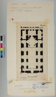 Lw&oacute;w, kości&oacute;ł karmelit&oacute;w bosych p.w. Michała Archanioła, rzut