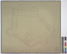 Brzeżany, zamek, rzut parteru