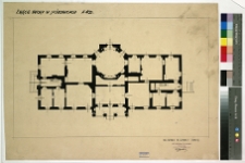 Juśkowice, dw&oacute;r, rzut
