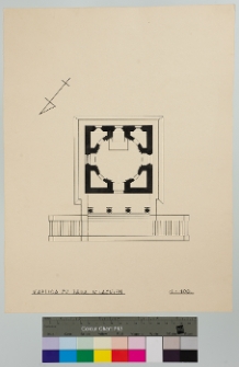Lackie Wielkie, kaplica św. Jana, rzut