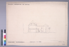 Lw&oacute;w, Arsenał Kr&oacute;lewski, przekr&oacute;j poprzeczny