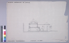 Lw&oacute;w, Arsenał Kr&oacute;lewski, przekr&oacute;j poprzeczny