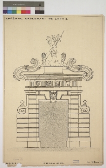 Lw&oacute;w, Arsenał Kr&oacute;lewski, portal