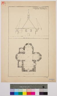 Magier&oacute;w, kości&oacute;ł Św. Tr&oacute;jcy, rzut