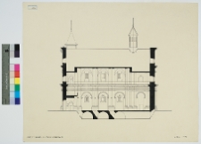 Monasterzyska, kości&oacute;ł Wniebowzięcia NMP, przekr&oacute;j
