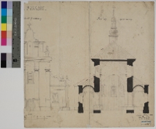 Nawaria, kości&oacute;ł Wniebowzięcia NMP, przekr&oacute;j poprzeczny