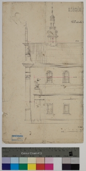 Nawaria, kości&oacute;ł Wniebowzięcia NMP, elewacja pd.