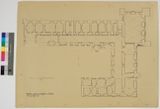 Dubno, d. kości&oacute;ł bernardyn&oacute;w p.w. Niepokalanego Poczęcia NMP i klasztor (ob. sob&oacute;r św. Mikołaja), rzut przyziemia