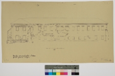 Dubno, d. klasztor Bernardyn&oacute;w, elewacja pn.
