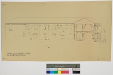Dubno, d. klasztor Bernardyn&oacute;w, elewacja i przekr&oacute;j