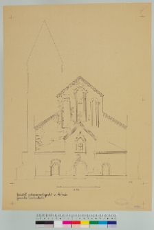 Dubno, d. kości&oacute;ł bernardyn&oacute;w p.w. Niepokalanego Poczęcia NMP, fasada