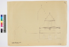 Dubno, d. kości&oacute;ł bernardyn&oacute;w p.w. Niepokalanego Poczęcia NMP, fasada