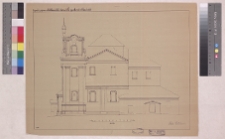 Kozin, kości&oacute;ł podominikański, elewacja pd.