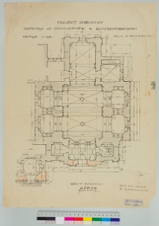 Bohorodczany, kości&oacute;ł dominikan&oacute;w Nawiedzenia NMP, rzut