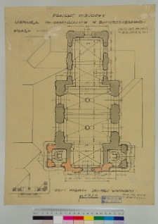 Bohorodczany, kości&oacute;ł dominikan&oacute;w Nawiedzenia NMP, rzut