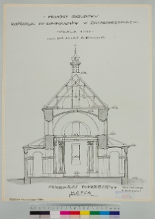 Bohorodczany, kości&oacute;ł dominikan&oacute;w Nawiedzenia NMP, przekr&oacute;j