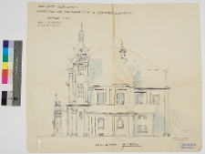 Bohorodczany, kości&oacute;ł dominikan&oacute;w Nawiedzenia NMP, elewacja boczna