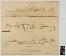 Zbaraż, zamek Wiśniowieckich, elewacje