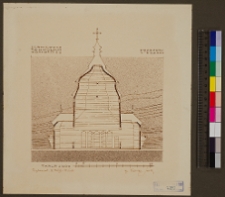 Dołhe, cerkiew św. Mikołaja, przekr&oacute;j