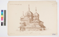 Drohobycz, cerkiew św. Jerzego, dzwonnica: widok pn.-zach.