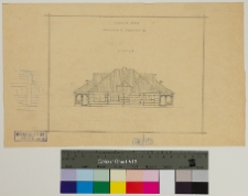 Lewacze, Szkoła im. J&oacute;zefa Piłsudskiego, szkic (verso)