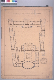 Lw&oacute;w, tzw. Stary Uniwersytet, rzut 1. piętra