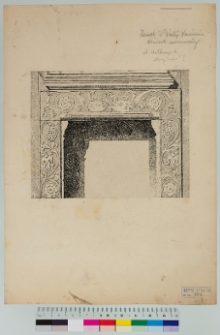 Biały Kamień, zamek, kominek