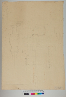 Krzemieniec, kości&oacute;ł pofranciszkański Wniebowzięcia Matki Bożej (sob&oacute;r św. Mikołaja), tralka balustrady