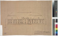 Korzec, zamek, elewacja zach. korpusu gł&oacute;wnego