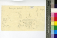 Kozin, kości&oacute;ł podominikański, szkice detali